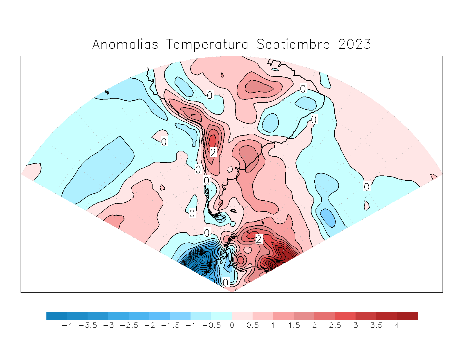 Anomalia para el mes de SEP