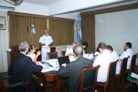 <em>Integrantes de la Comisión Hidrográfica Regional del Atlántico Sudoccidental. (18-19 marzo, Buenos Aires, Argentina)</em>