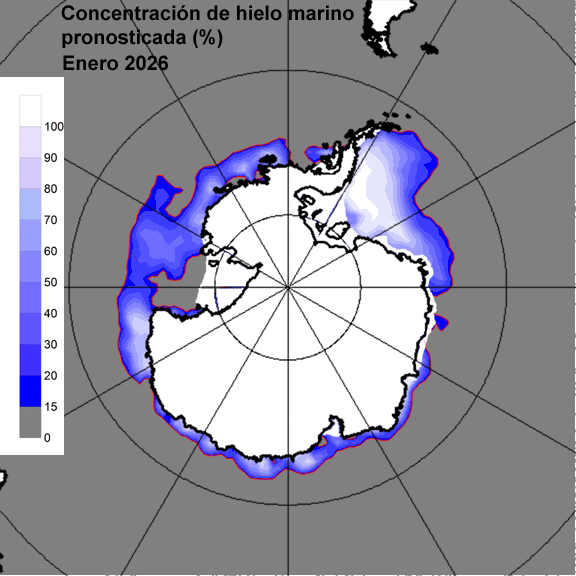 Anomalia para el mes de ENE