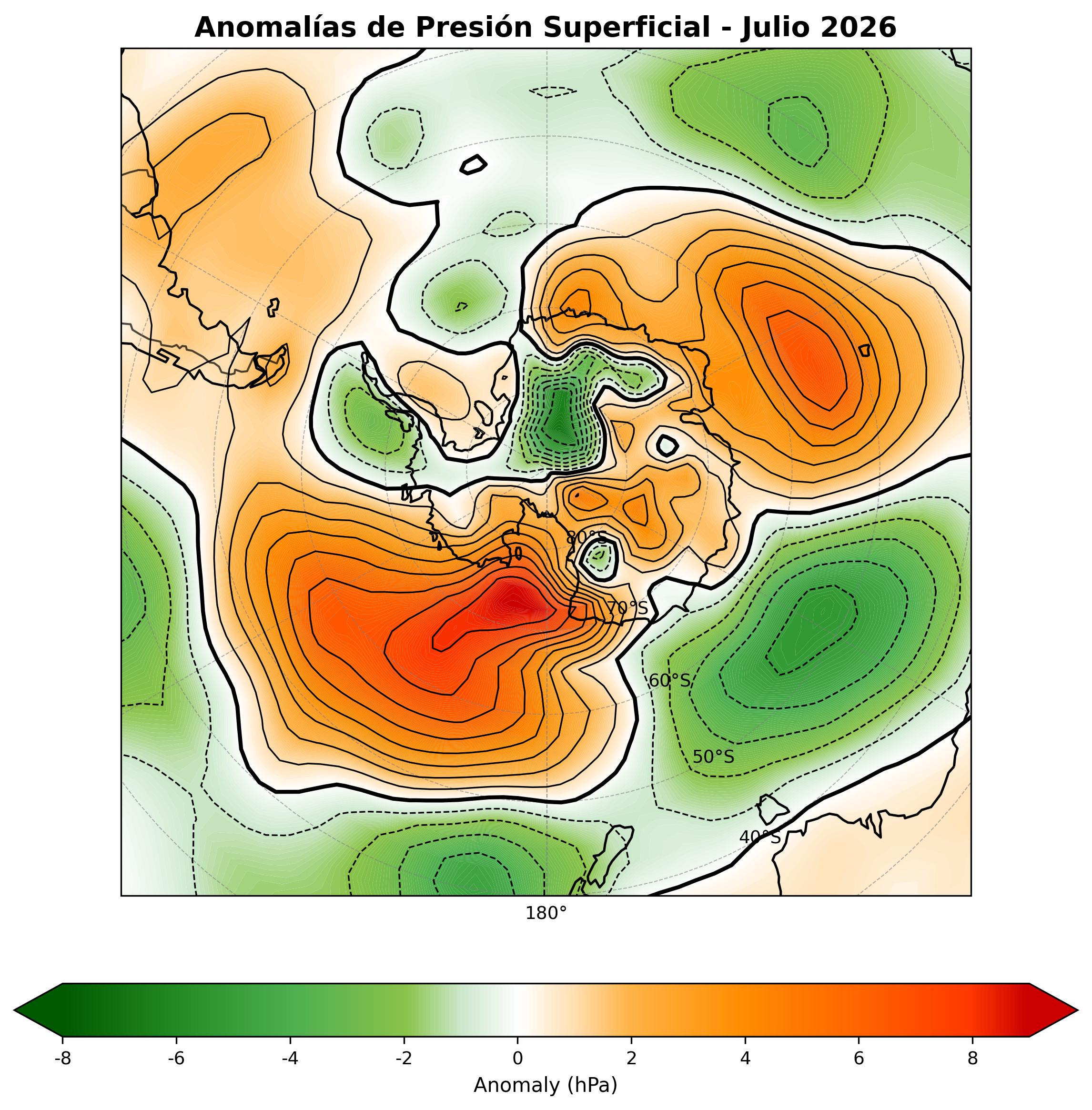 Anomalia para el mes de JUL