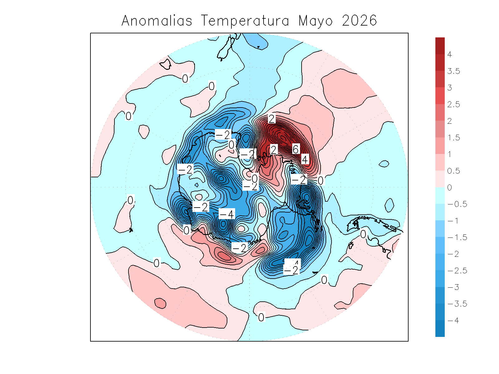 Anomalia para el mes de MAY